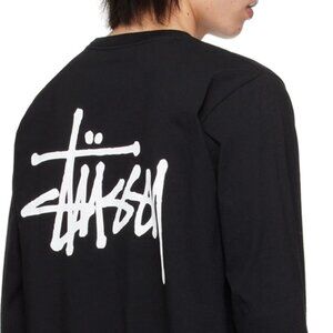 (L) NWT Stussy Long Sleeve Basic Classic Tee